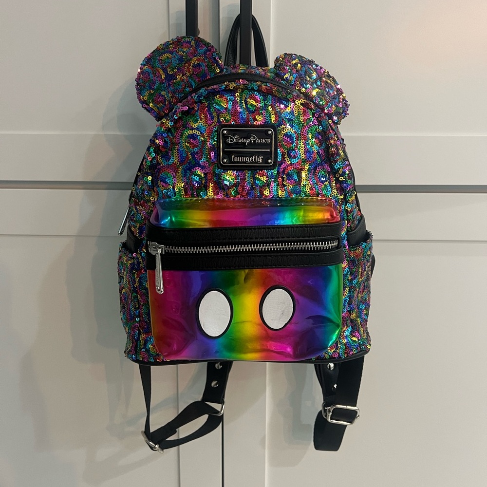Rainbow Disney Loungefly Backpack - image 1